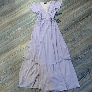 Lulus Wrap Maxi Dress